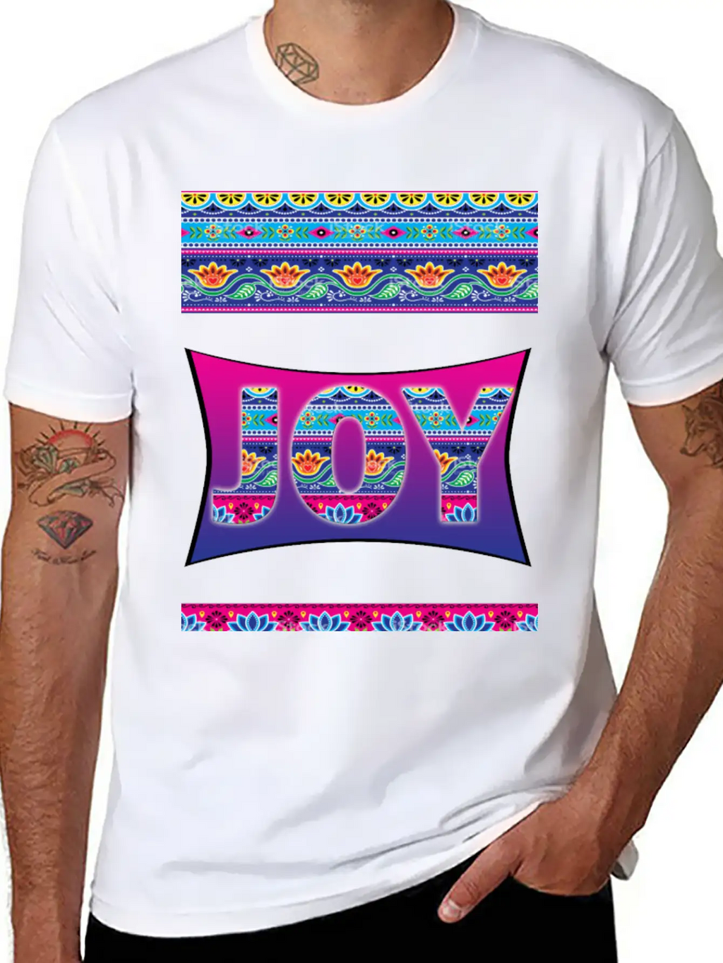 JOY Essential Cotton Tee For Daily Outfits – Unisex Style