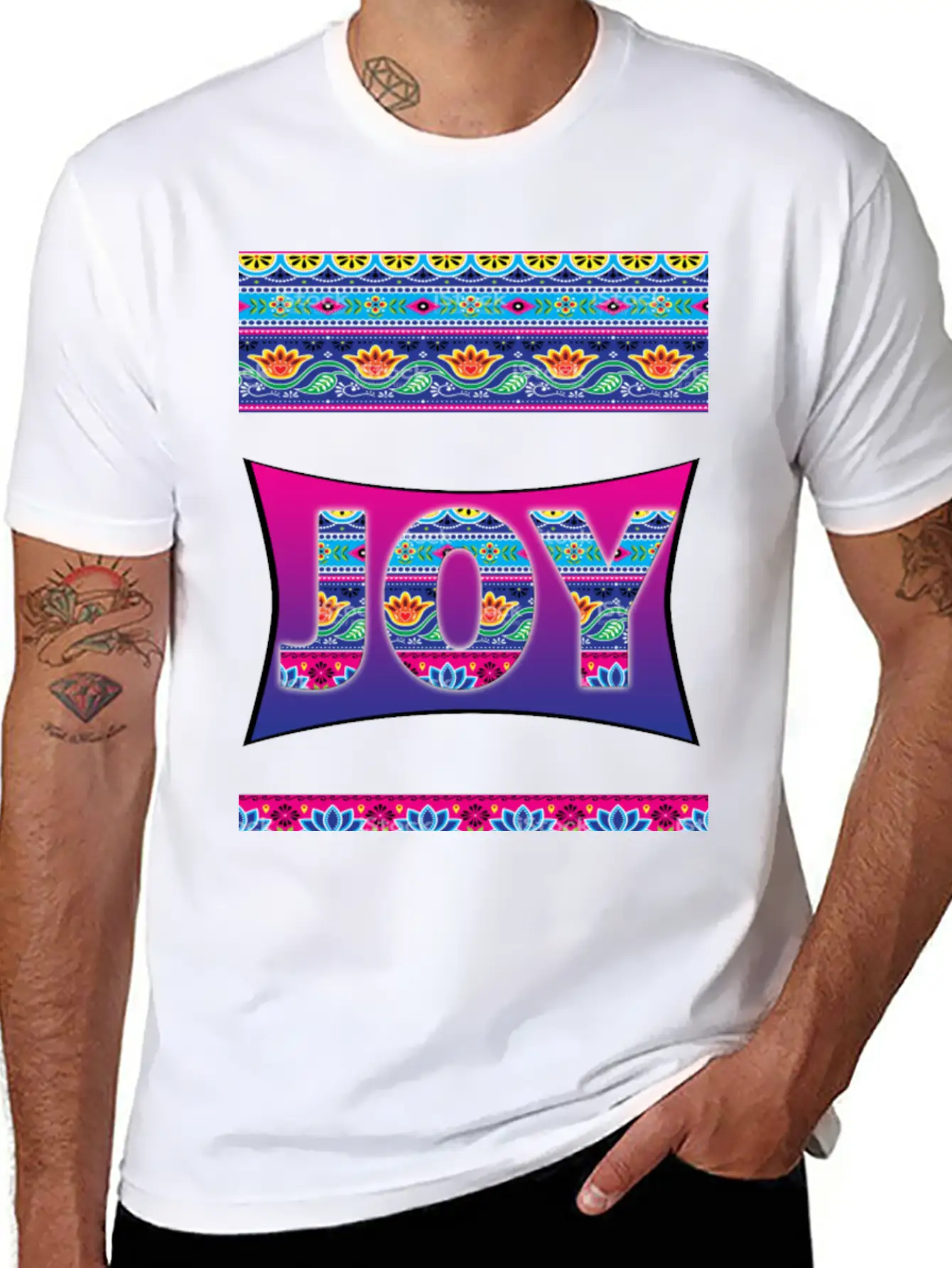 JOY Essential Cotton Tee For Daily Outfits – Unisex Style