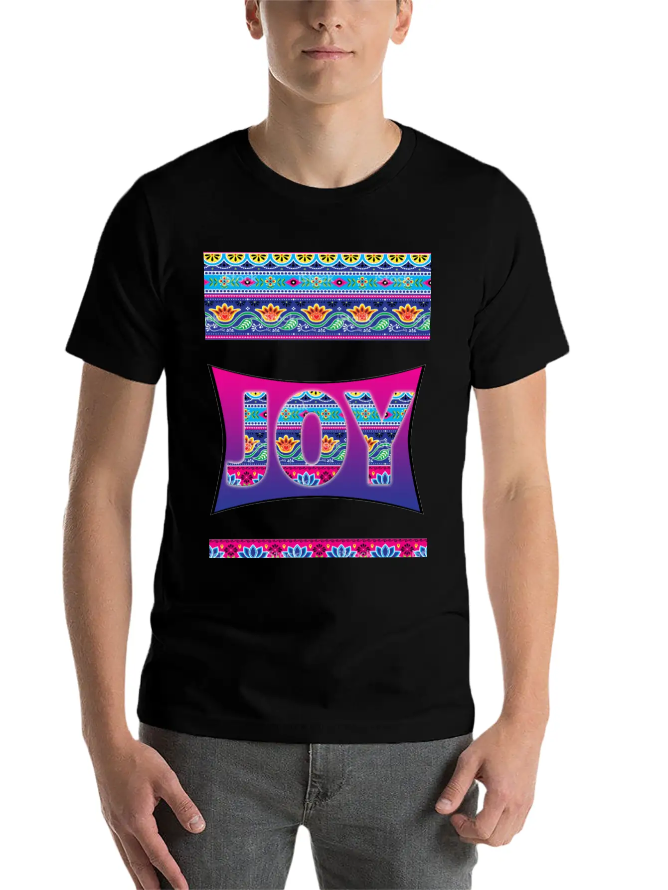 JOY Essential Cotton Tee For Daily Outfits – Unisex Style