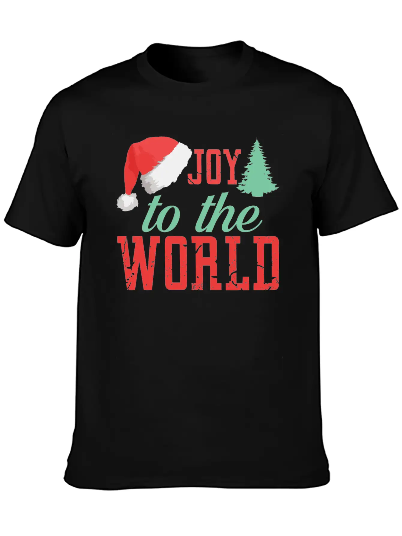 Joy To The World Unisex Short Sleeve Soft Cotton T-Shirt – Casual Everyday Wear