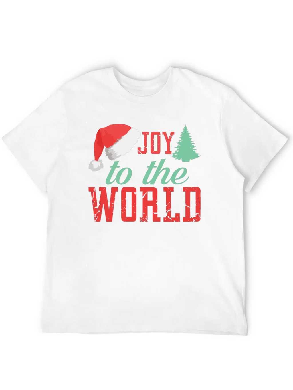 Joy To The World Unisex Short Sleeve Soft Cotton T-Shirt – Casual Everyday Wear