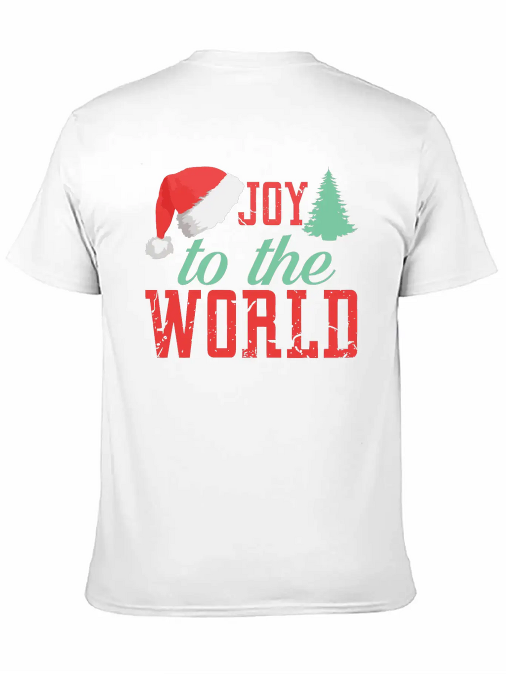 Joy To The World Unisex Short Sleeve Soft Cotton T-Shirt – Casual Everyday Wear