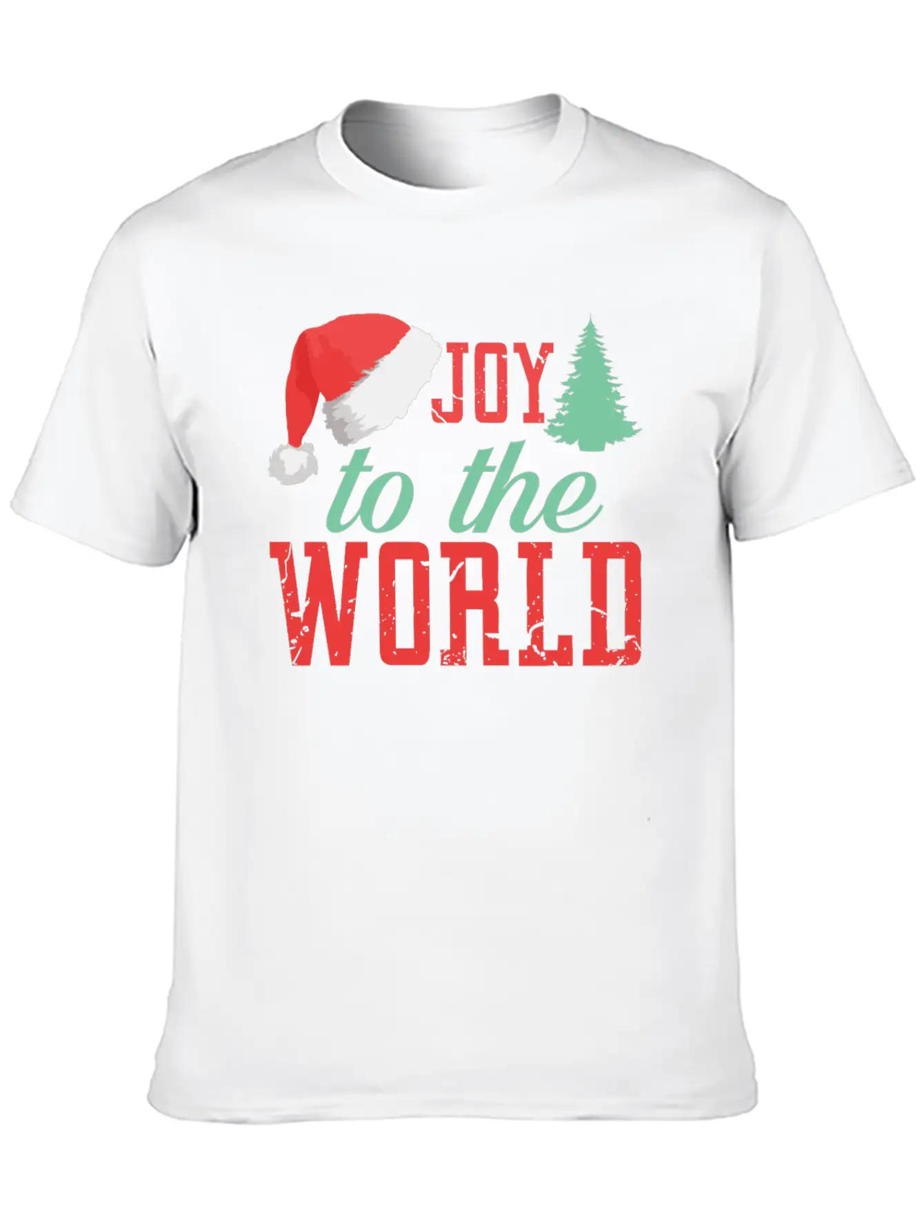 Joy To The World Unisex Short Sleeve Soft Cotton T-Shirt – Casual Everyday Wear