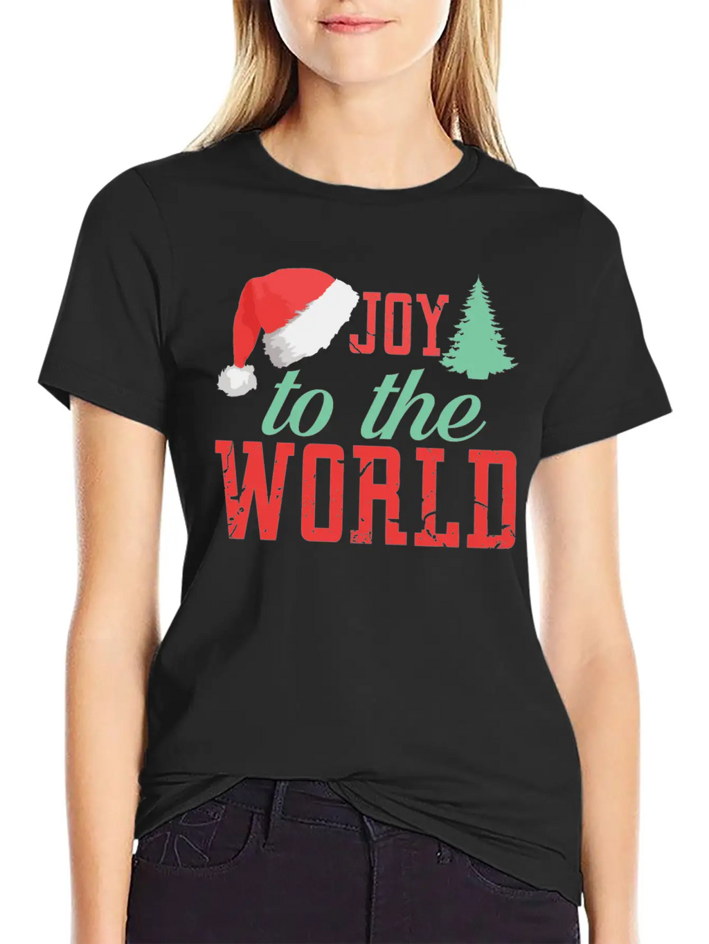 Joy To The World Unisex Short Sleeve Soft Cotton T-Shirt – Casual Everyday Wear