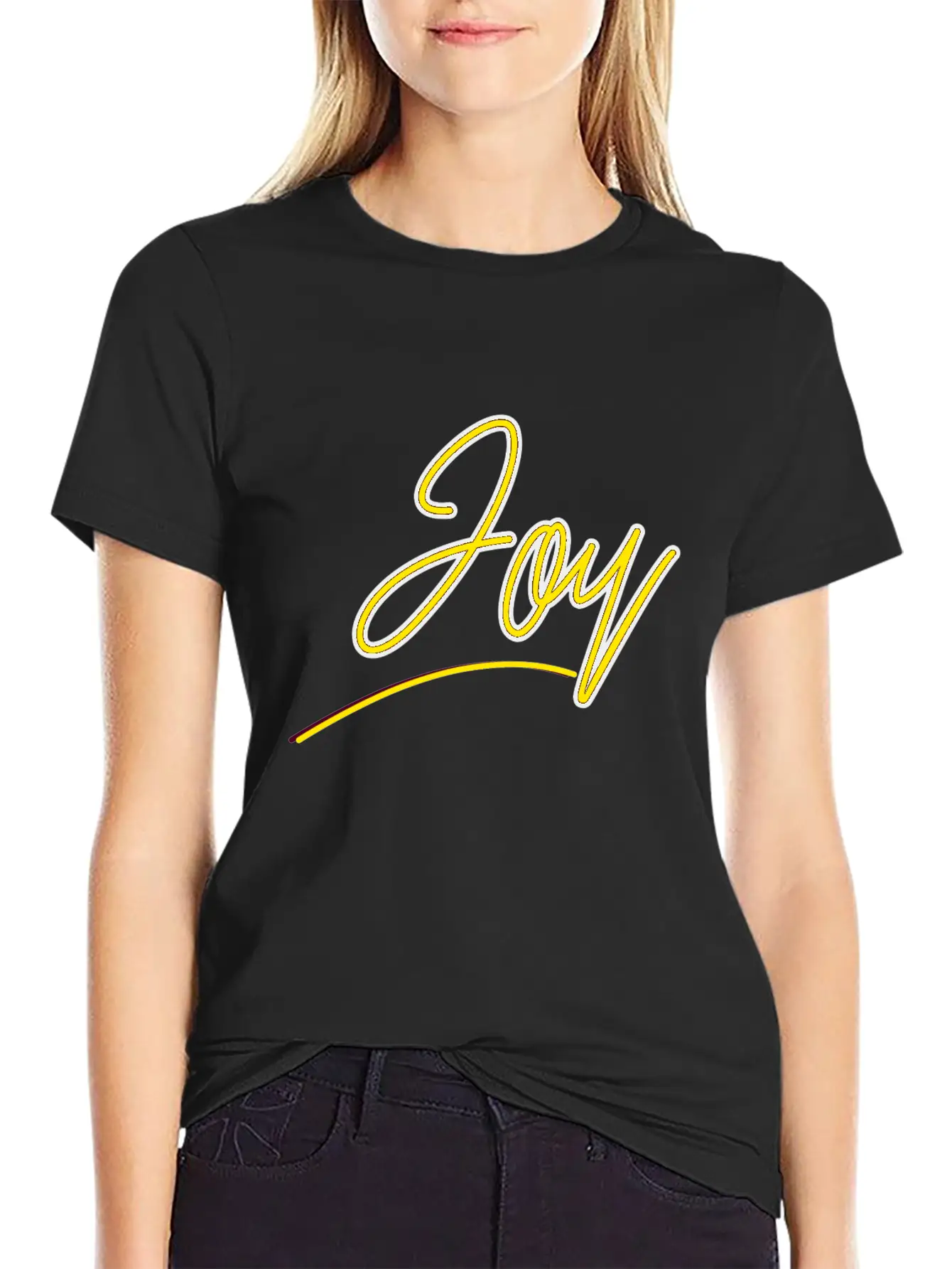 Joy Unisex Short Sleeve Soft Cotton T-Shirt – Casual Everyday Wear