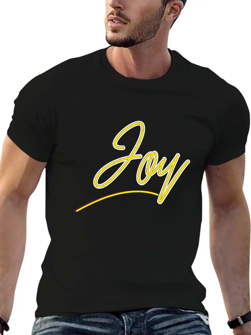 Joy Unisex Short Sleeve Soft Cotton T-Shirt – Casual Everyday Wear
