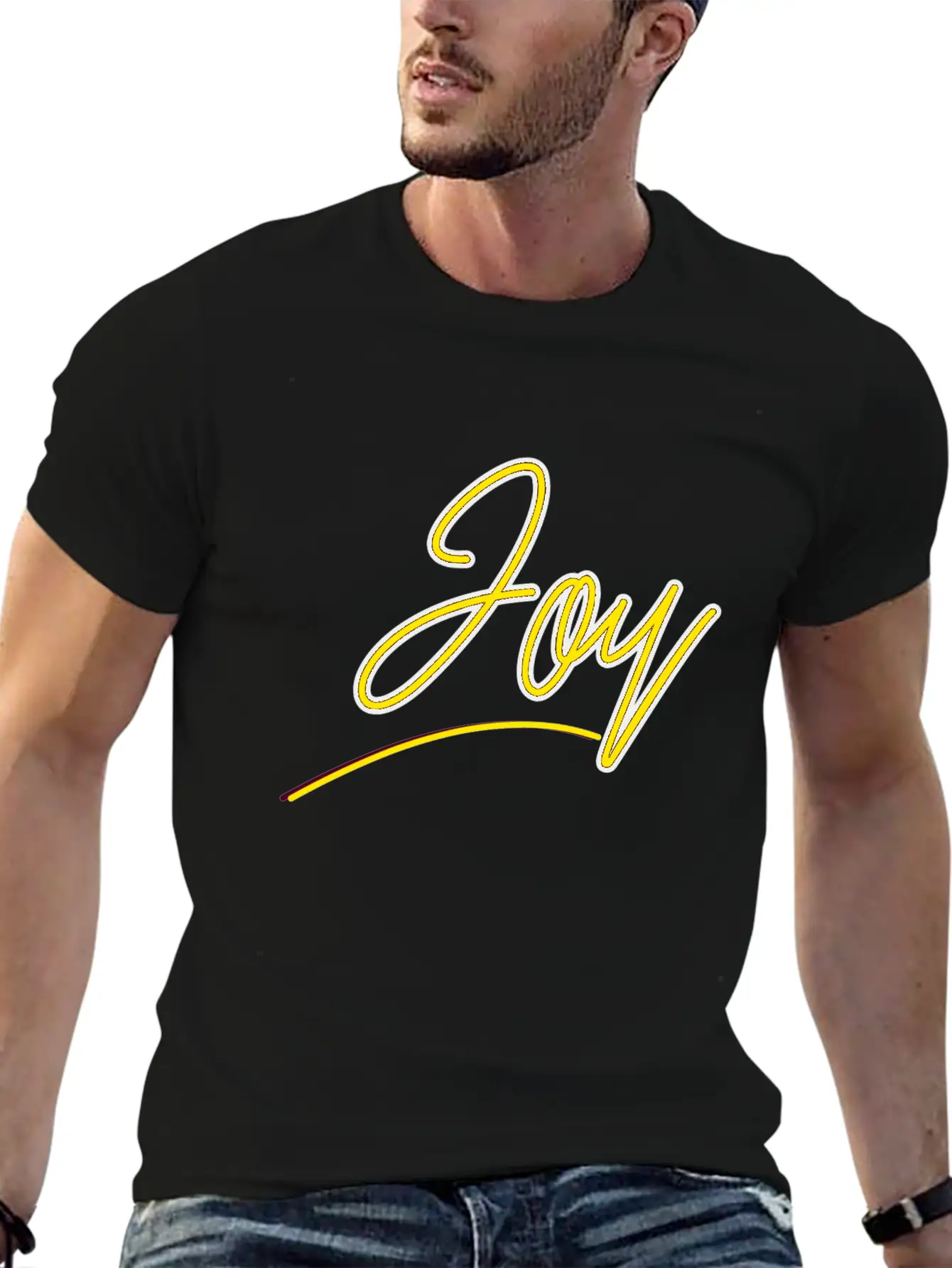 Joy Unisex Short Sleeve Soft Cotton T-Shirt – Casual Everyday Wear