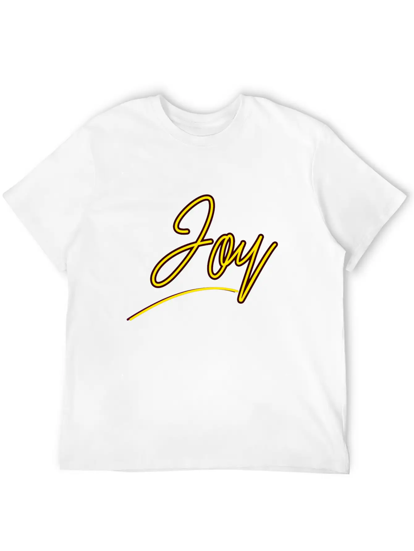 Joy Unisex Short Sleeve Soft Cotton T-Shirt – Casual Everyday Wear