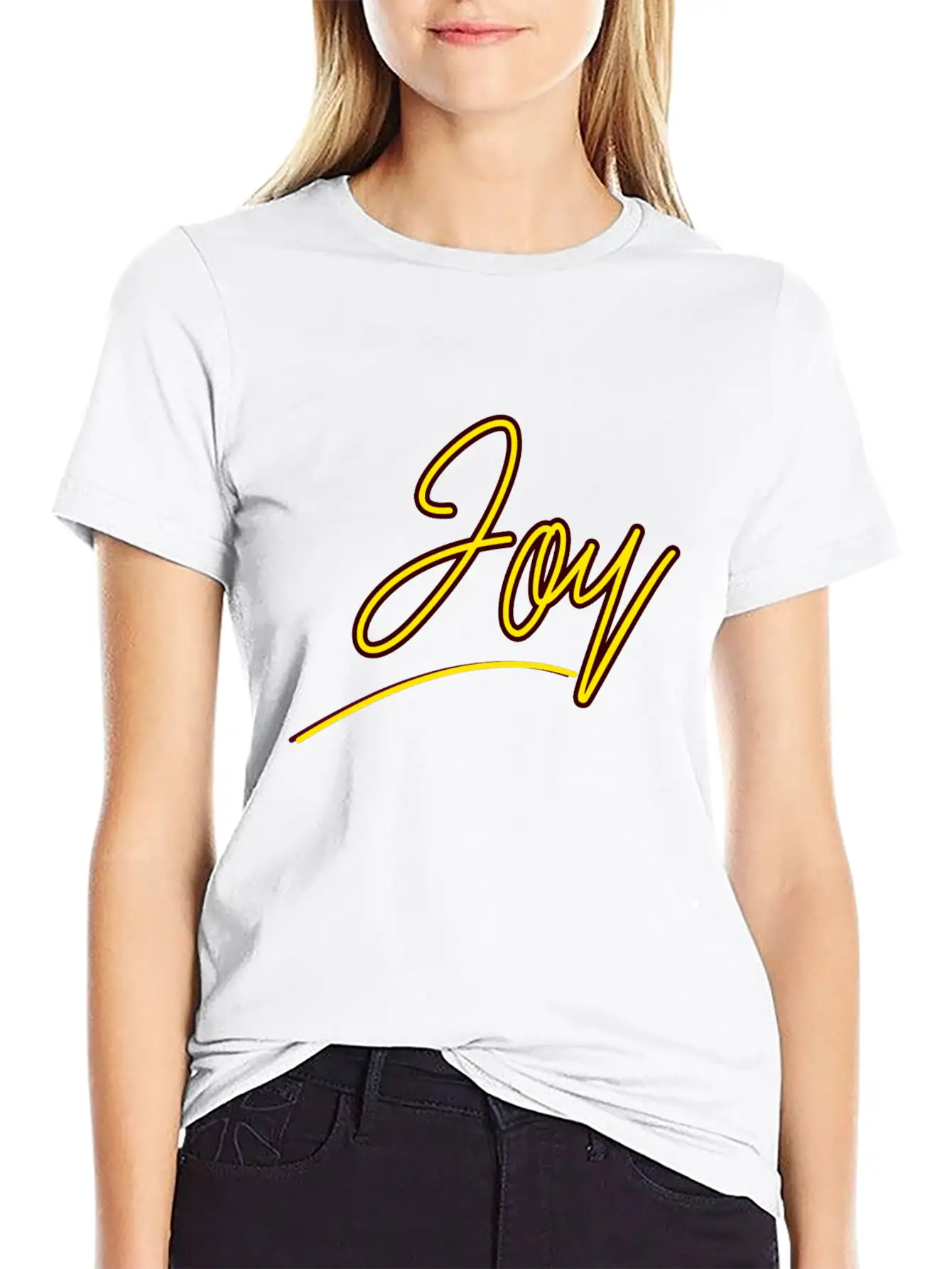 Joy Unisex Short Sleeve Soft Cotton T-Shirt – Casual Everyday Wear