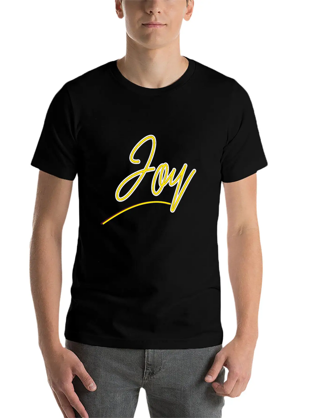 Joy Unisex Short Sleeve Soft Cotton T-Shirt – Casual Everyday Wear