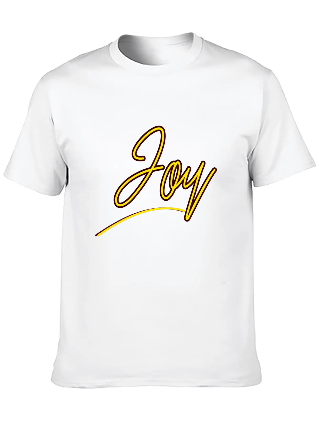 Joy Unisex Short Sleeve Soft Cotton T-Shirt – Casual Everyday Wear