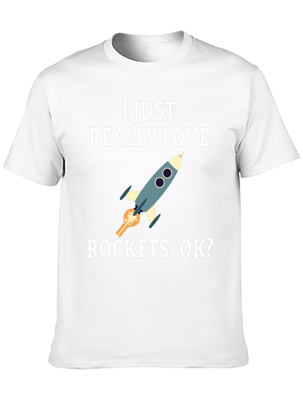 I Love Rockets Graphic T-Shirt