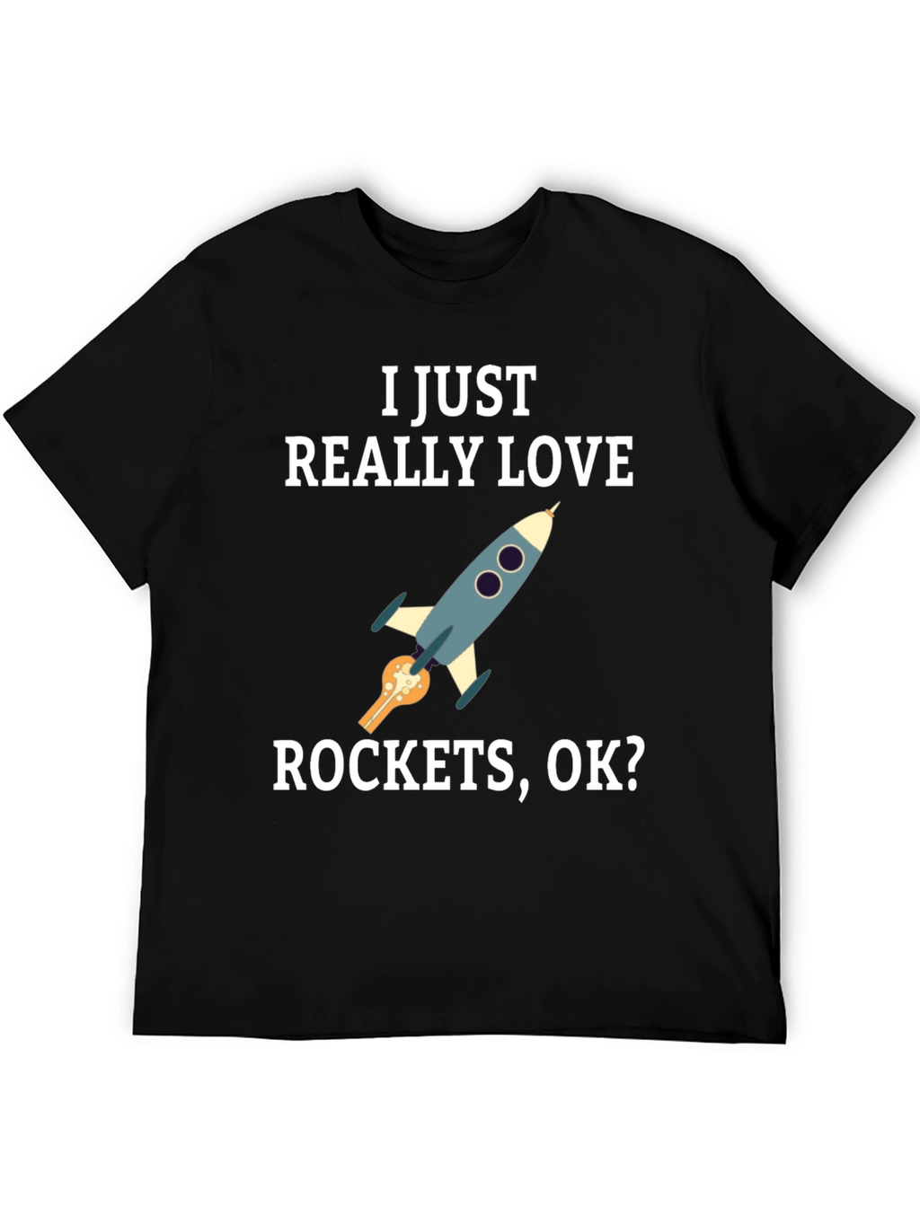 I Love Rockets Graphic T-Shirt