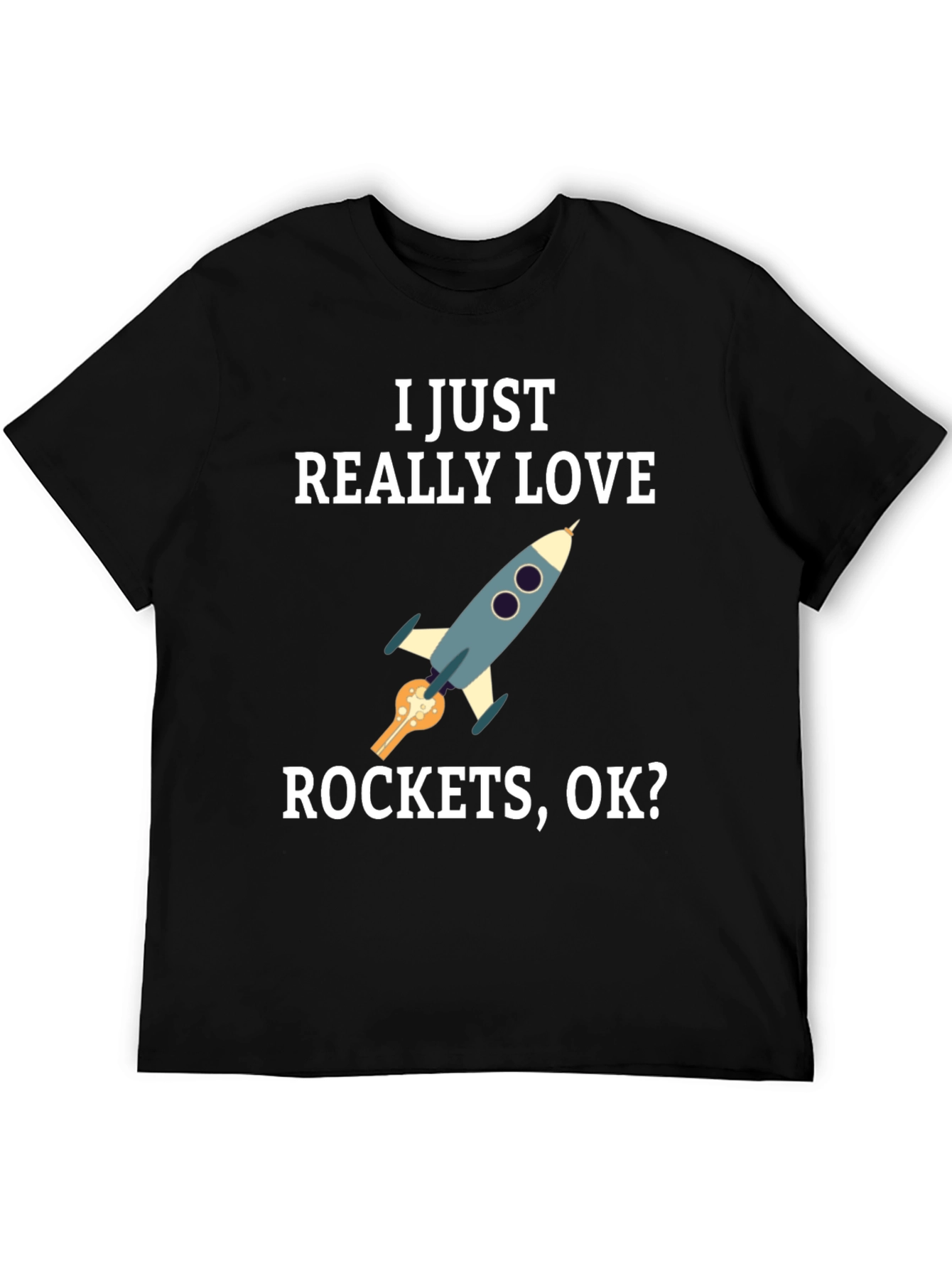 I Love Rockets Graphic T-Shirt