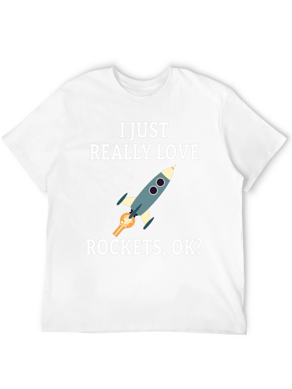 I Love Rockets Graphic T-Shirt