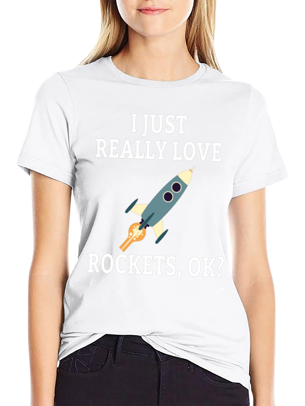 I Love Rockets Graphic T-Shirt