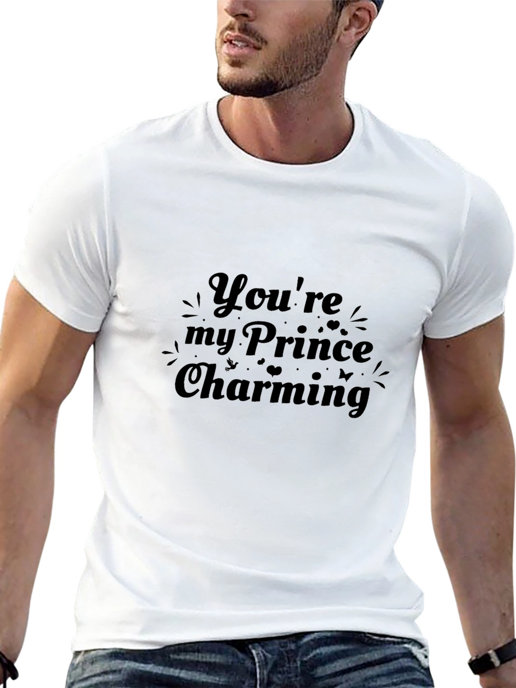 Prince Charming T-Shirt - Soft Black Tee