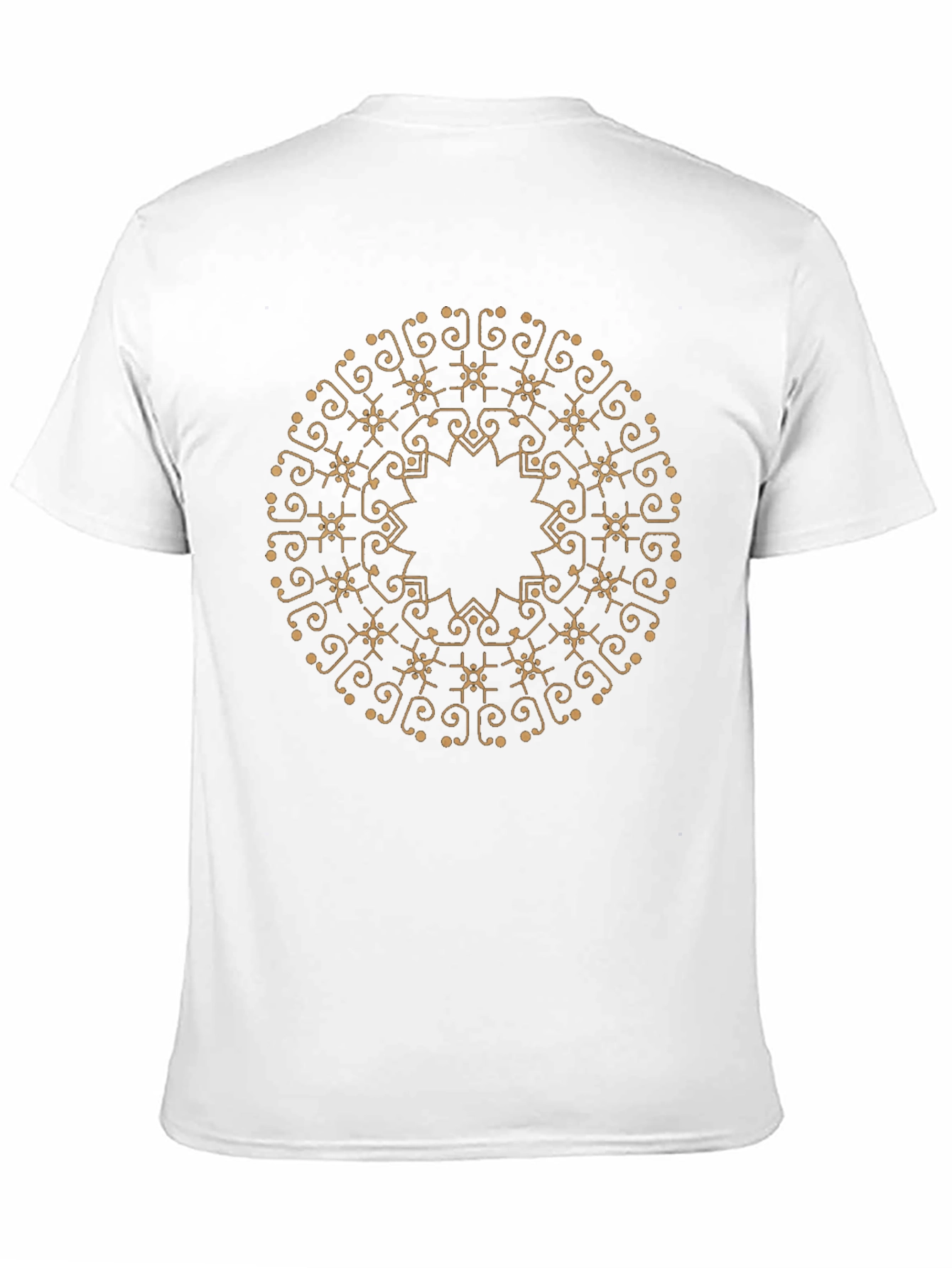 Mandala Design Black T-Shirt