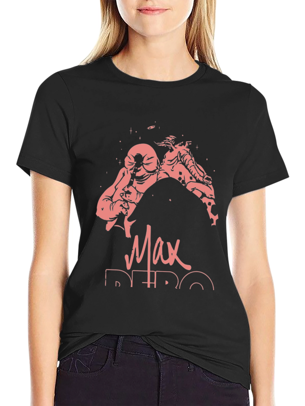 Max Retro Graphic T-Shirt - Black