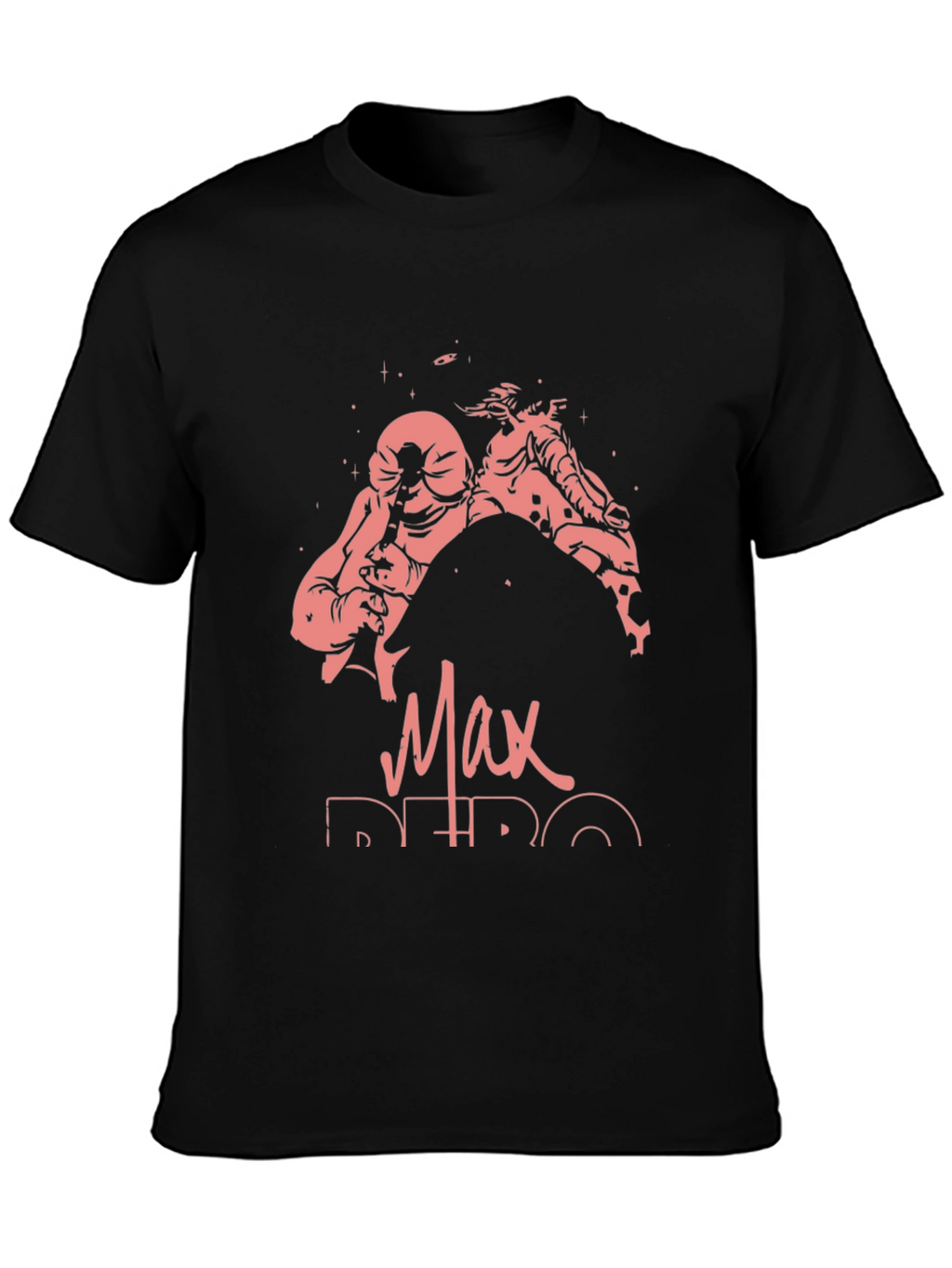Max Retro Graphic T-Shirt - Black