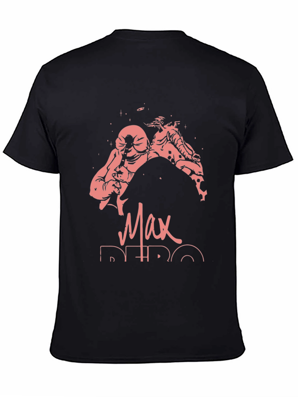 Max Retro Graphic T-Shirt - Black