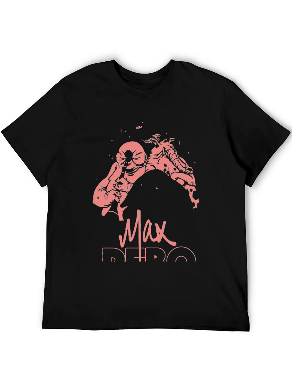 Max Retro Graphic T-Shirt - Black