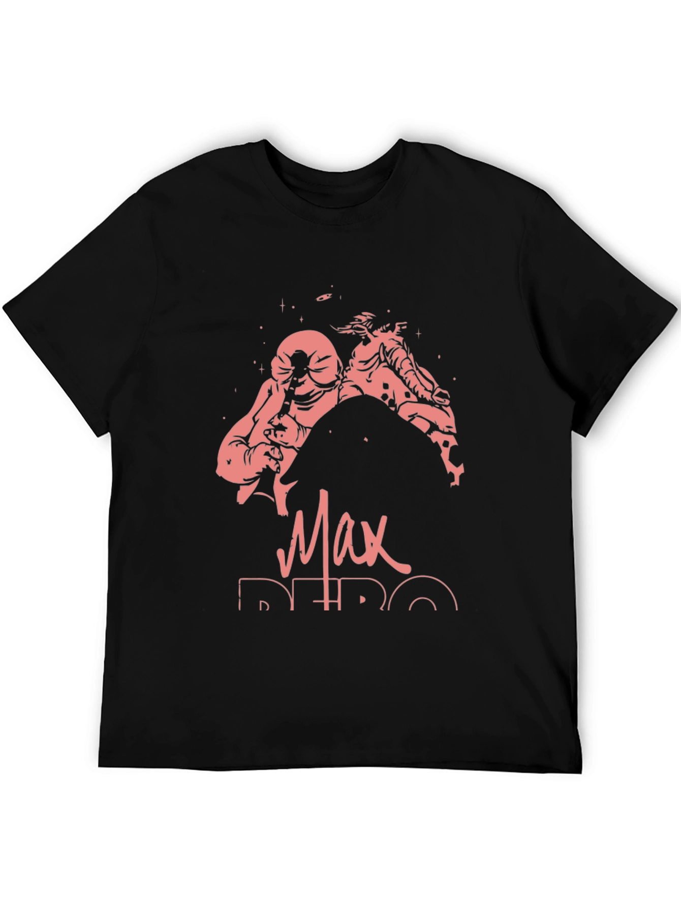 Max Retro Graphic T-Shirt - Black