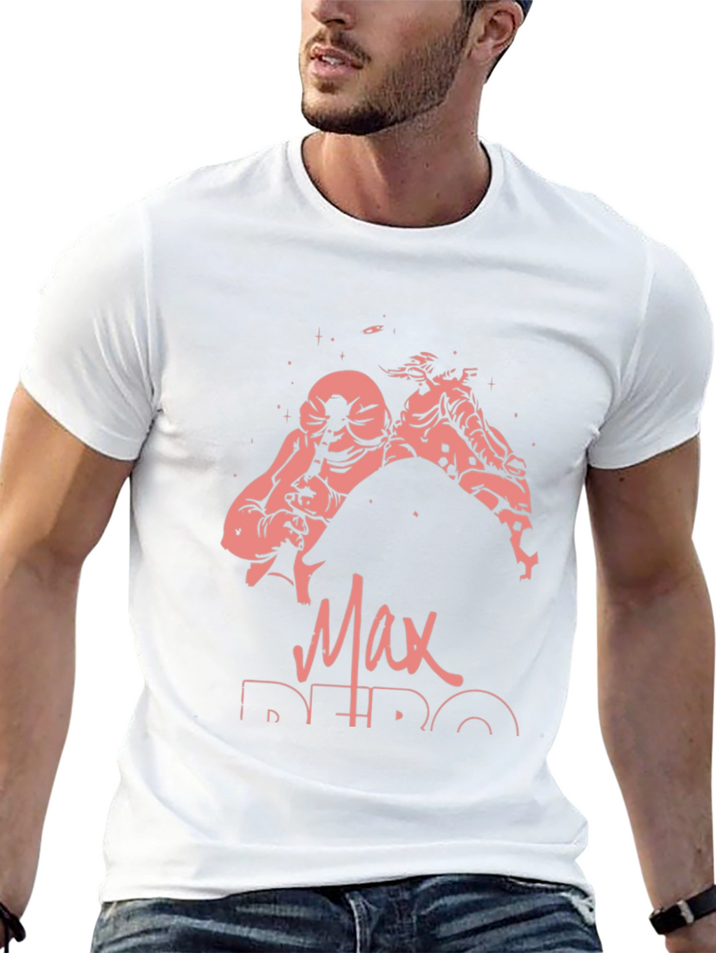 Max Retro Graphic T-Shirt - Black