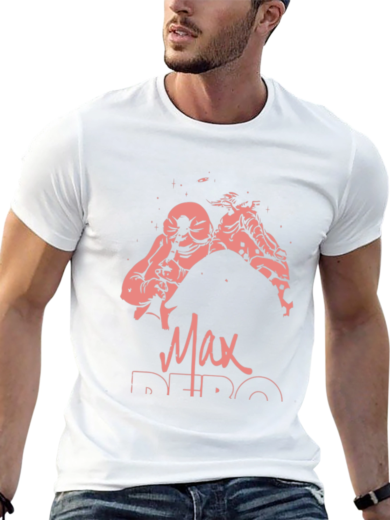 Max Retro Graphic T-Shirt - Black
