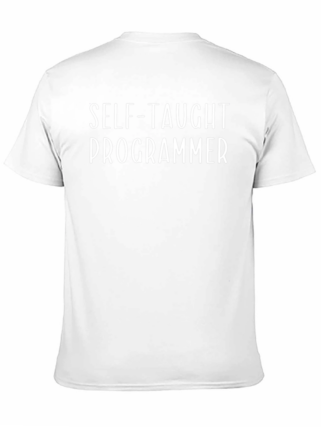 Self-Taught Programmer Black Tee