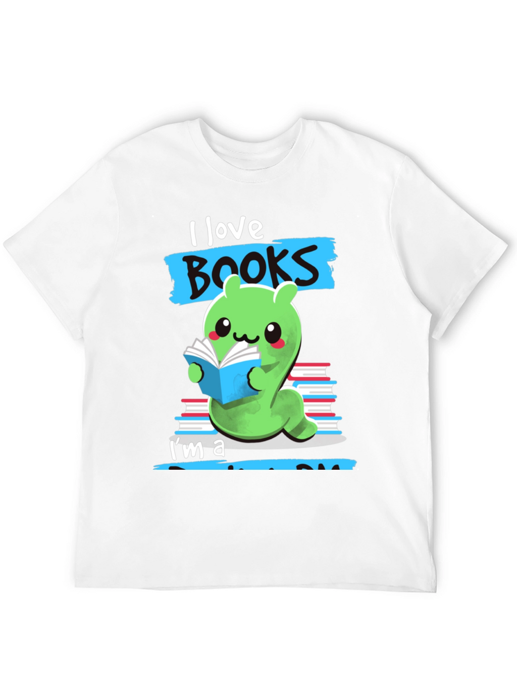 I Love Books Worm T-Shirt