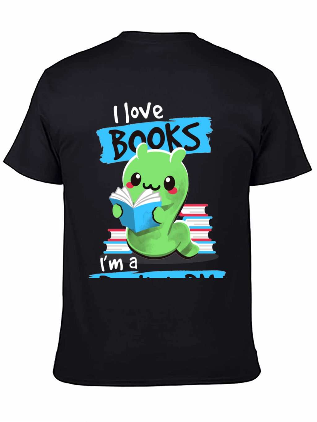I Love Books Worm T-Shirt