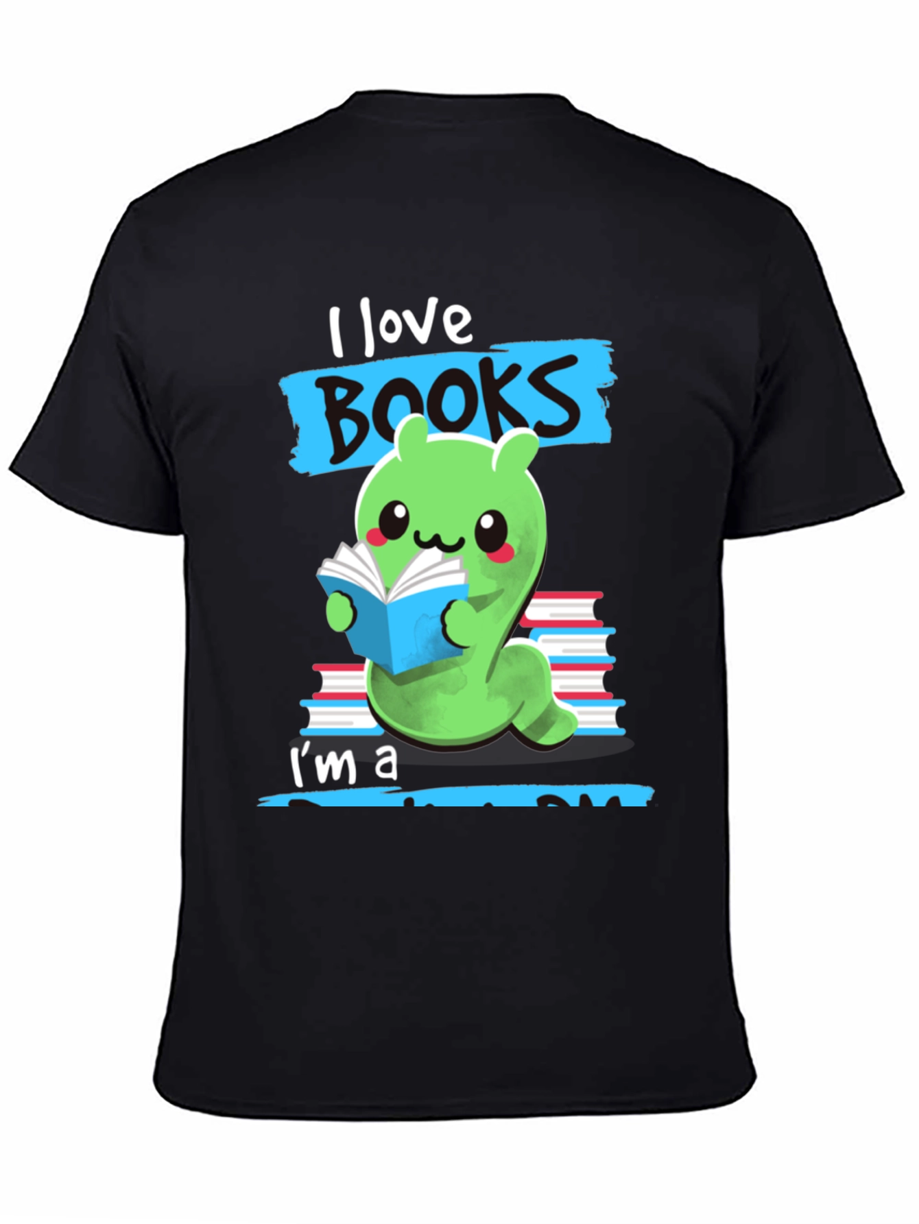 I Love Books Worm T-Shirt