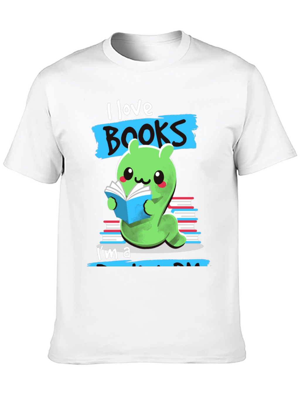 I Love Books Worm T-Shirt