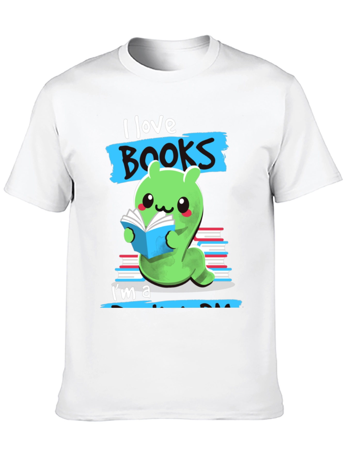I Love Books Worm T-Shirt