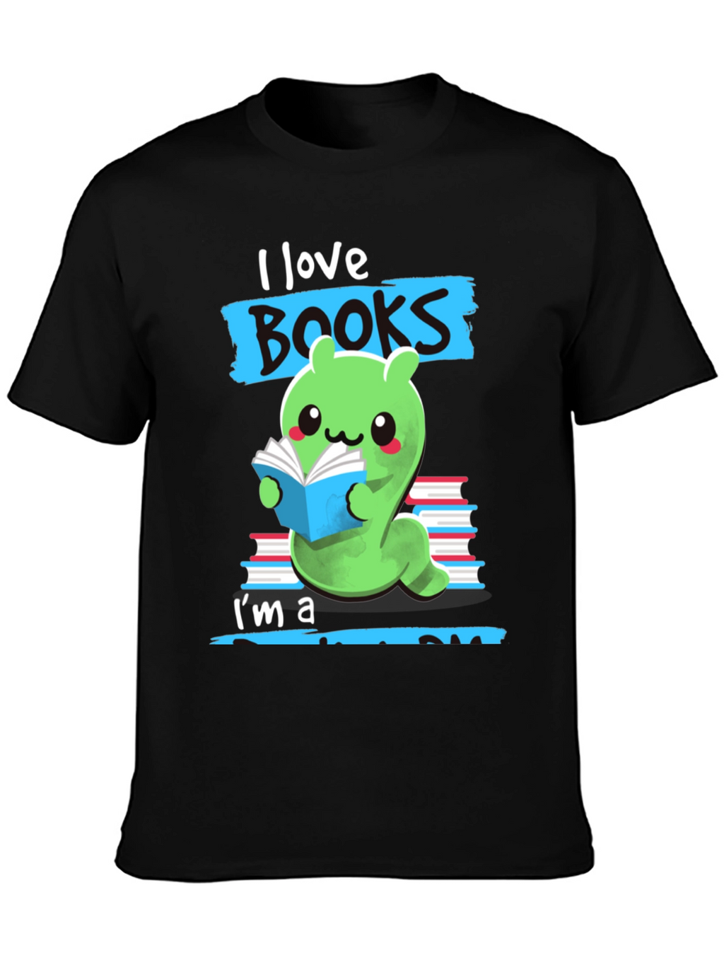 I Love Books Worm T-Shirt