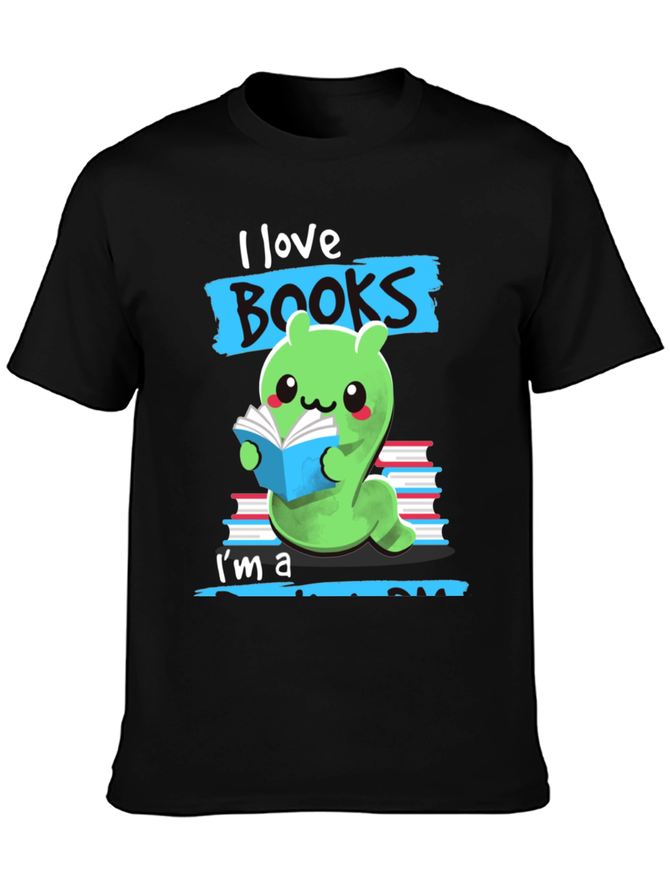 I Love Books Worm T-Shirt