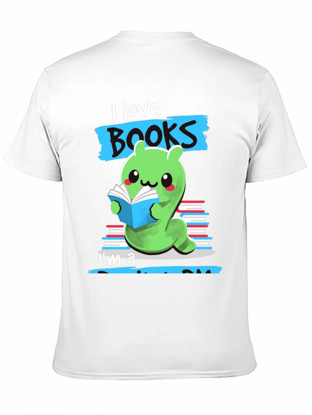 I Love Books Worm T-Shirt