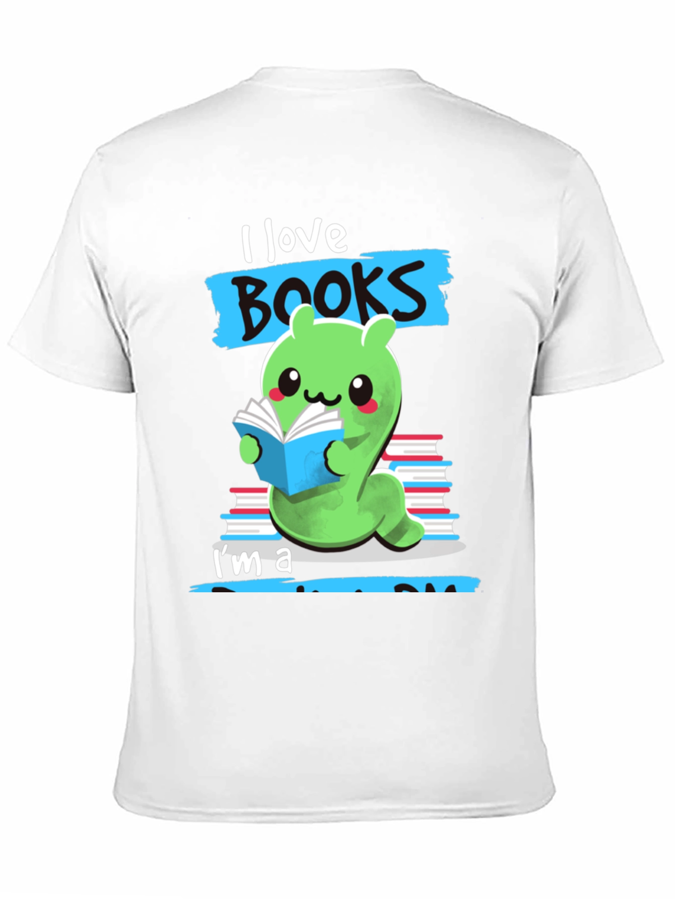 I Love Books Worm T-Shirt
