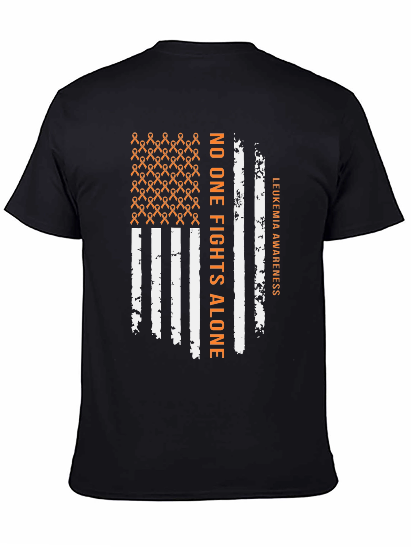 Leukemia Awareness T-Shirt - No One Fights Alone