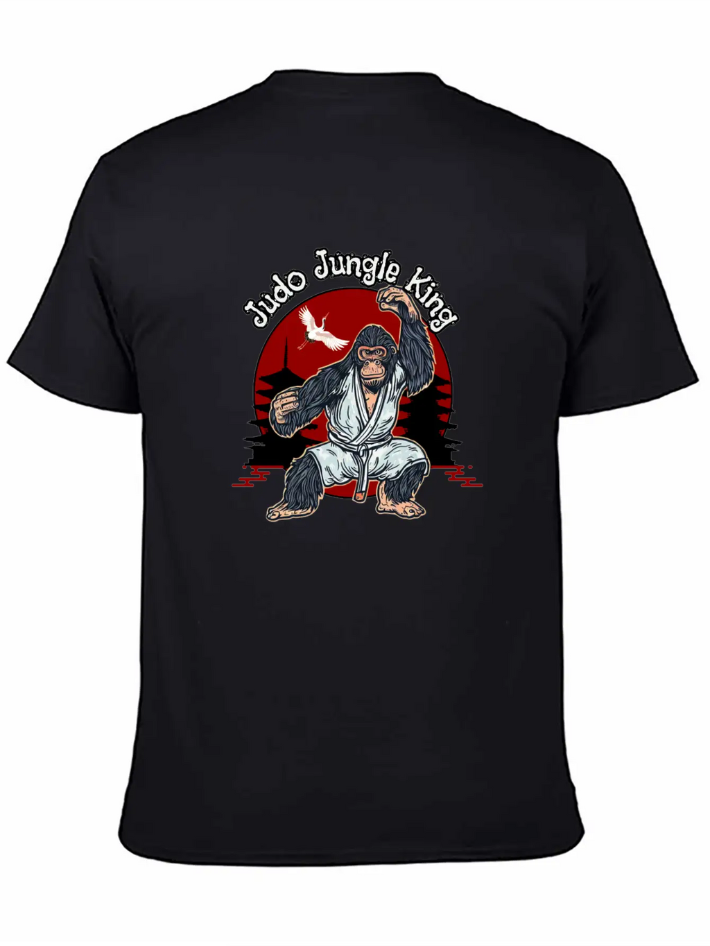 Judo Jungle King Breathable Graphic T-Shirt – Perfect For Casual Days