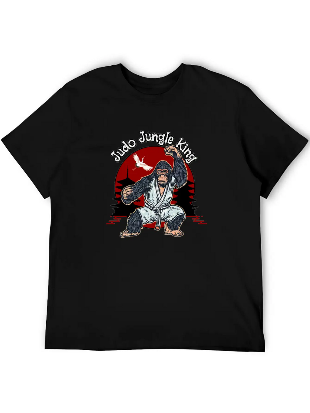 Judo Jungle King Breathable Graphic T-Shirt – Perfect For Casual Days