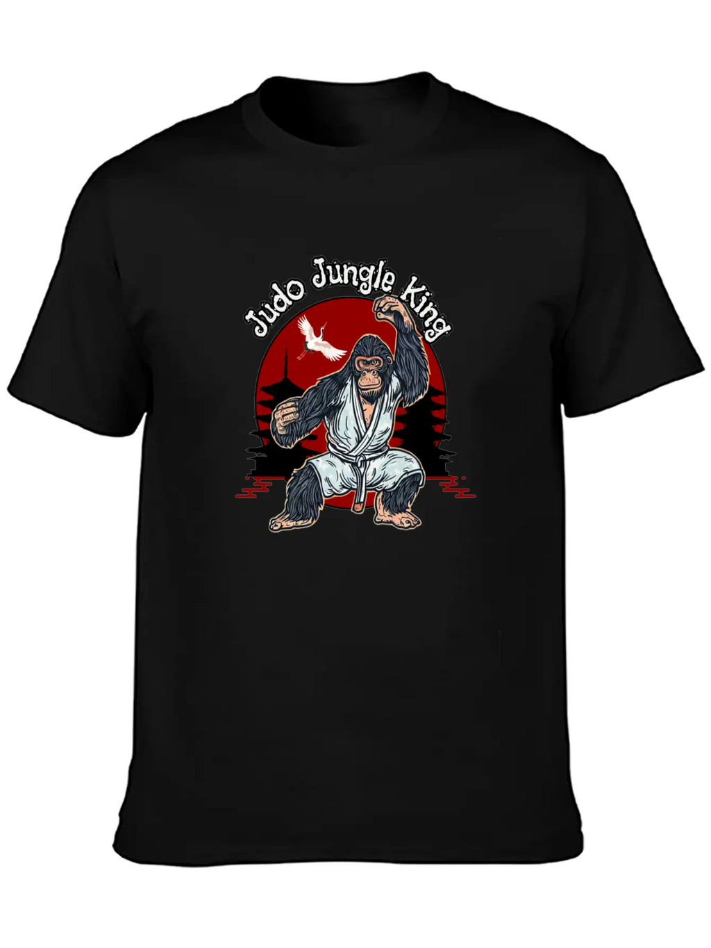 Judo Jungle King Breathable Graphic T-Shirt – Perfect For Casual Days