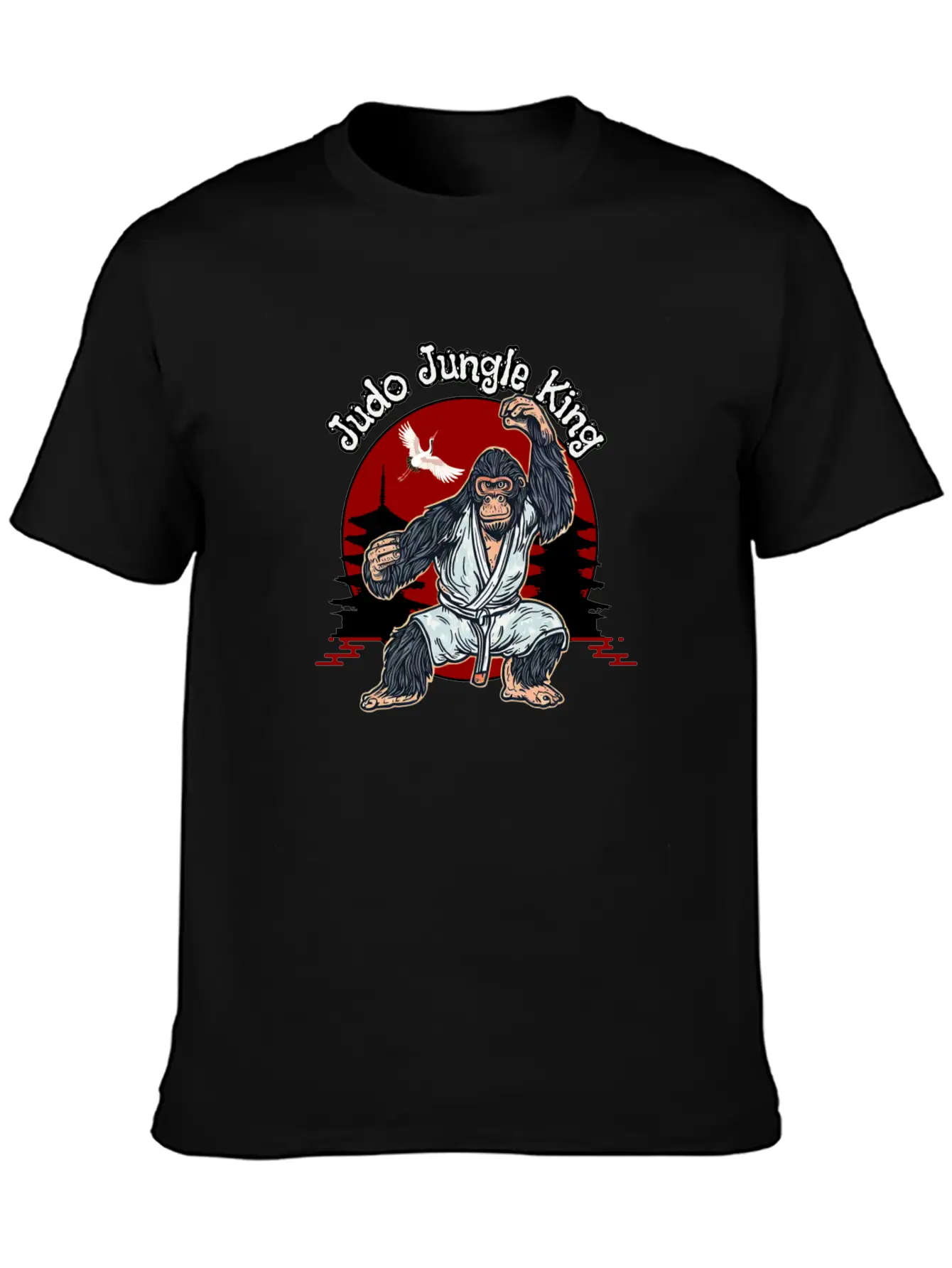 Judo Jungle King Breathable Graphic T-Shirt – Perfect For Casual Days
