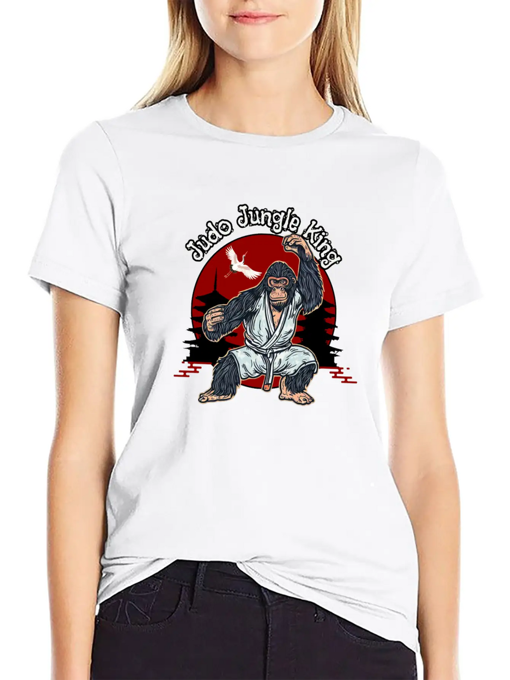 Judo Jungle King Breathable Graphic T-Shirt – Perfect For Casual Days