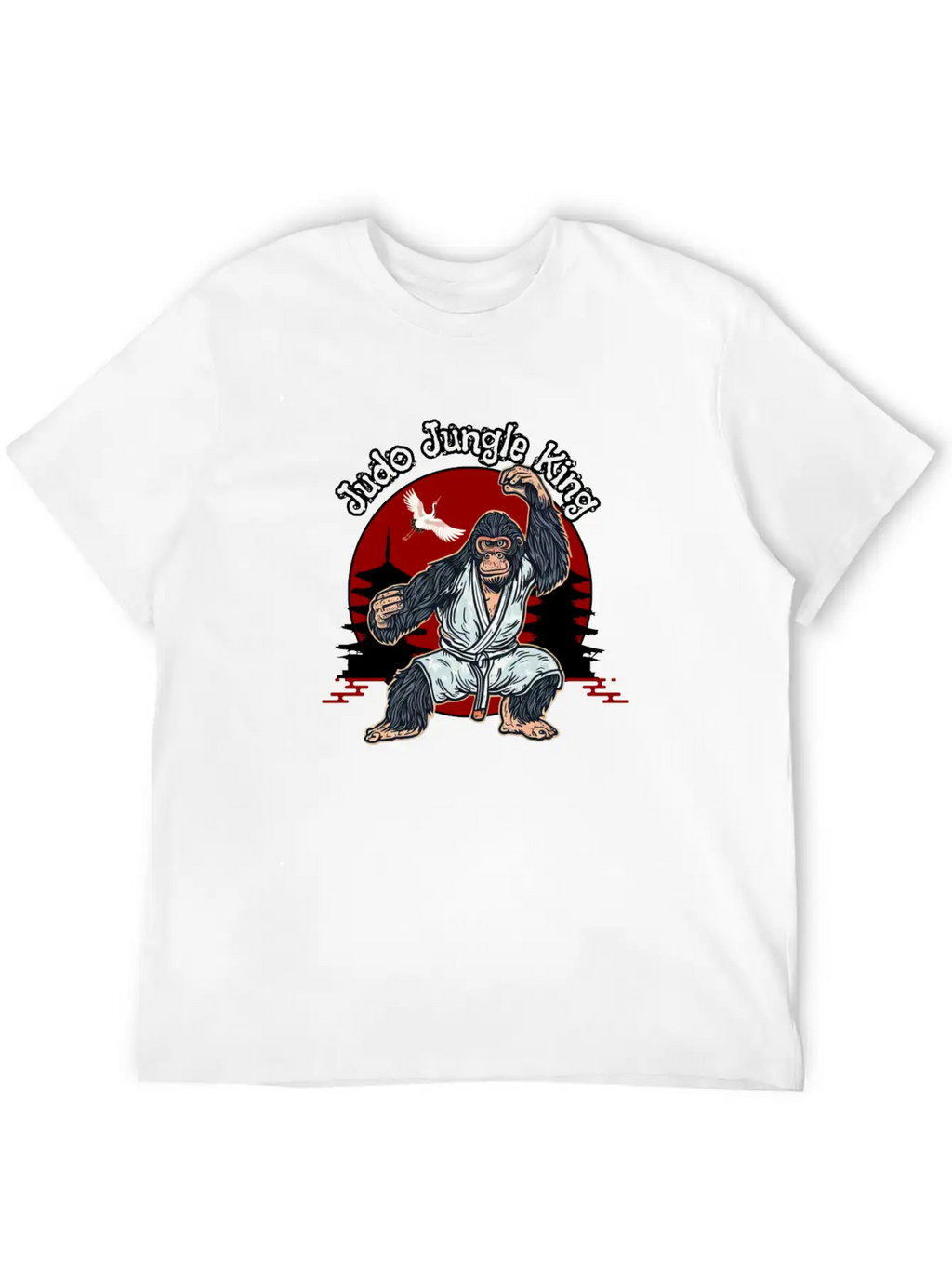 Judo Jungle King Breathable Graphic T-Shirt – Perfect For Casual Days