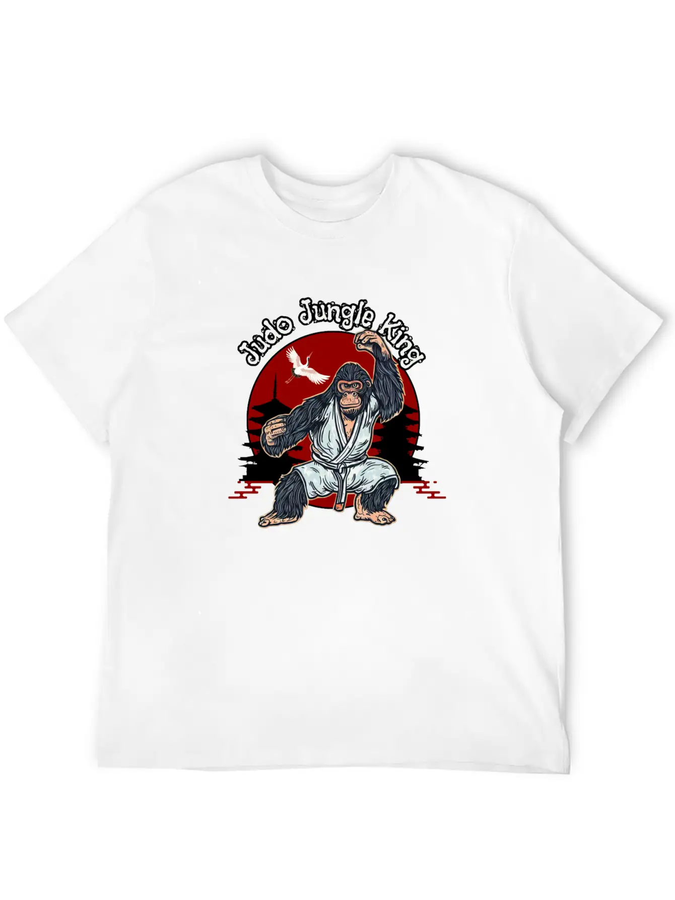 Judo Jungle King Breathable Graphic T-Shirt – Perfect For Casual Days