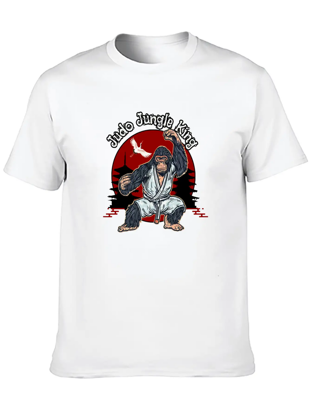 Judo Jungle King Breathable Graphic T-Shirt – Perfect For Casual Days