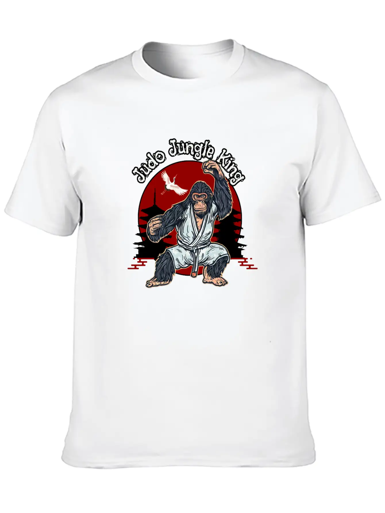 Judo Jungle King Breathable Graphic T-Shirt – Perfect For Casual Days