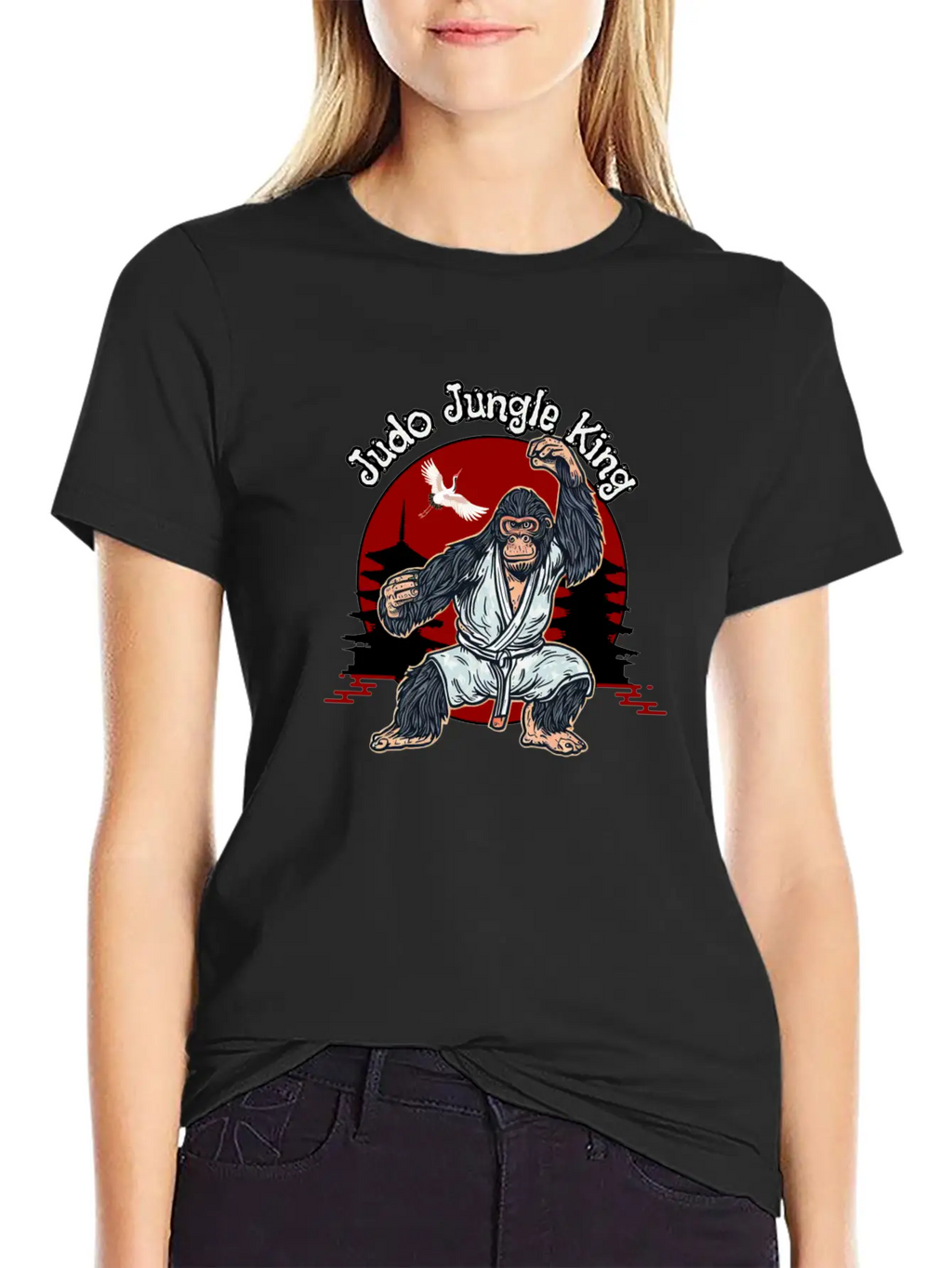 Judo Jungle King Breathable Graphic T-Shirt – Perfect For Casual Days